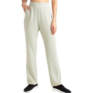 DANSKIN Womens Black Straight Leg Lounge Pants With Elastic Waist Size XS